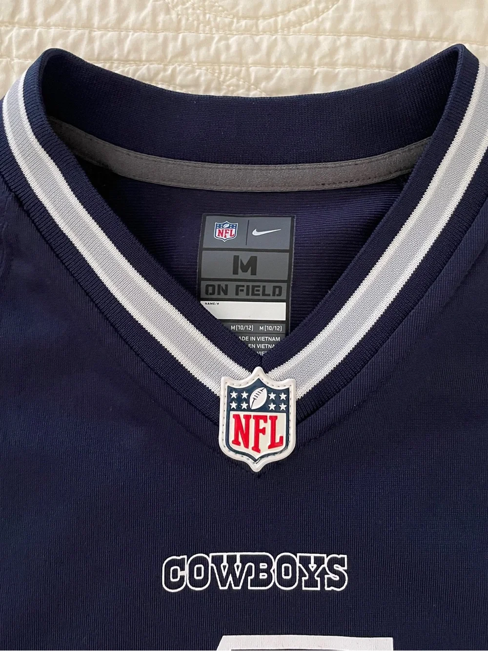 Nike NFL Youth #4 Dak Prescott Dallas Cowboys Game Jersey On Field Youth Size M
